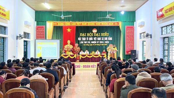 Đại hội MTTQVN xã Sơn Bằng khóa XVI nhiệm kỳ 2024 - 2029